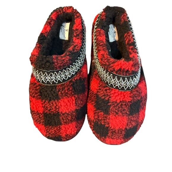 Simply Southern Women's Platform Slippers in Red OR Grey Plaid NIB VARIOUS SIZES - Picture 5 of 5